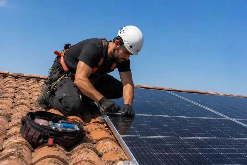 Maintenance et monitoring de panneaux solaires à Salvagnac