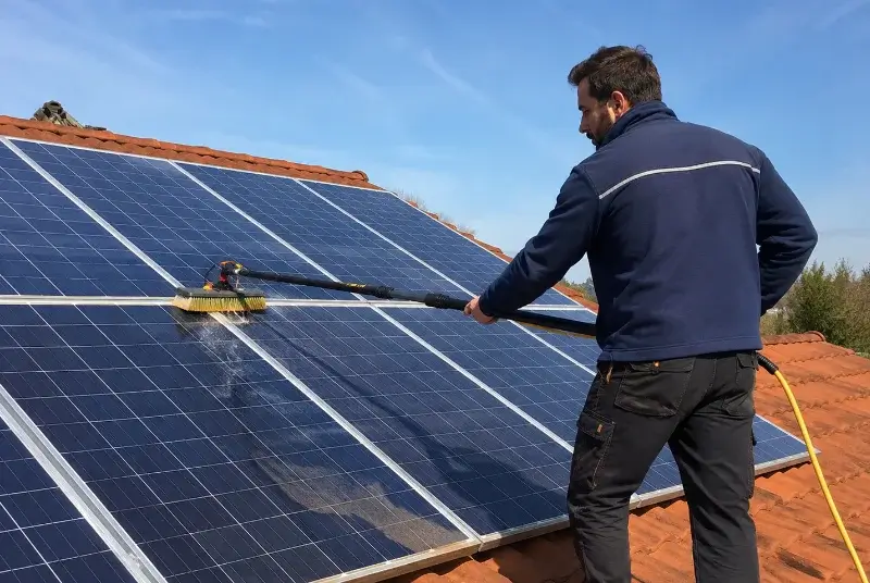 Nettoyage et entretien de panneaux solaires à Salvagnac
